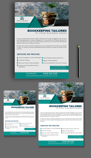 Flyer Design by Mi17design for Perfect Balance Financial Services | Design: #30735429