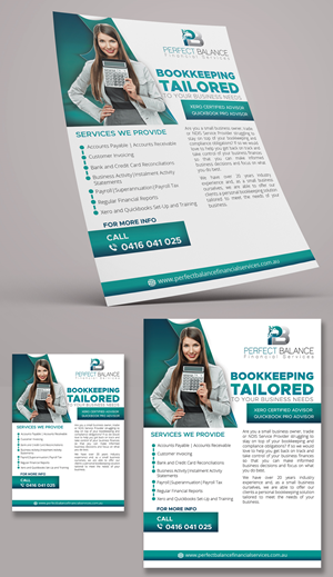 Flyer Design by Mi17design for Perfect Balance Financial Services | Design: #30738011