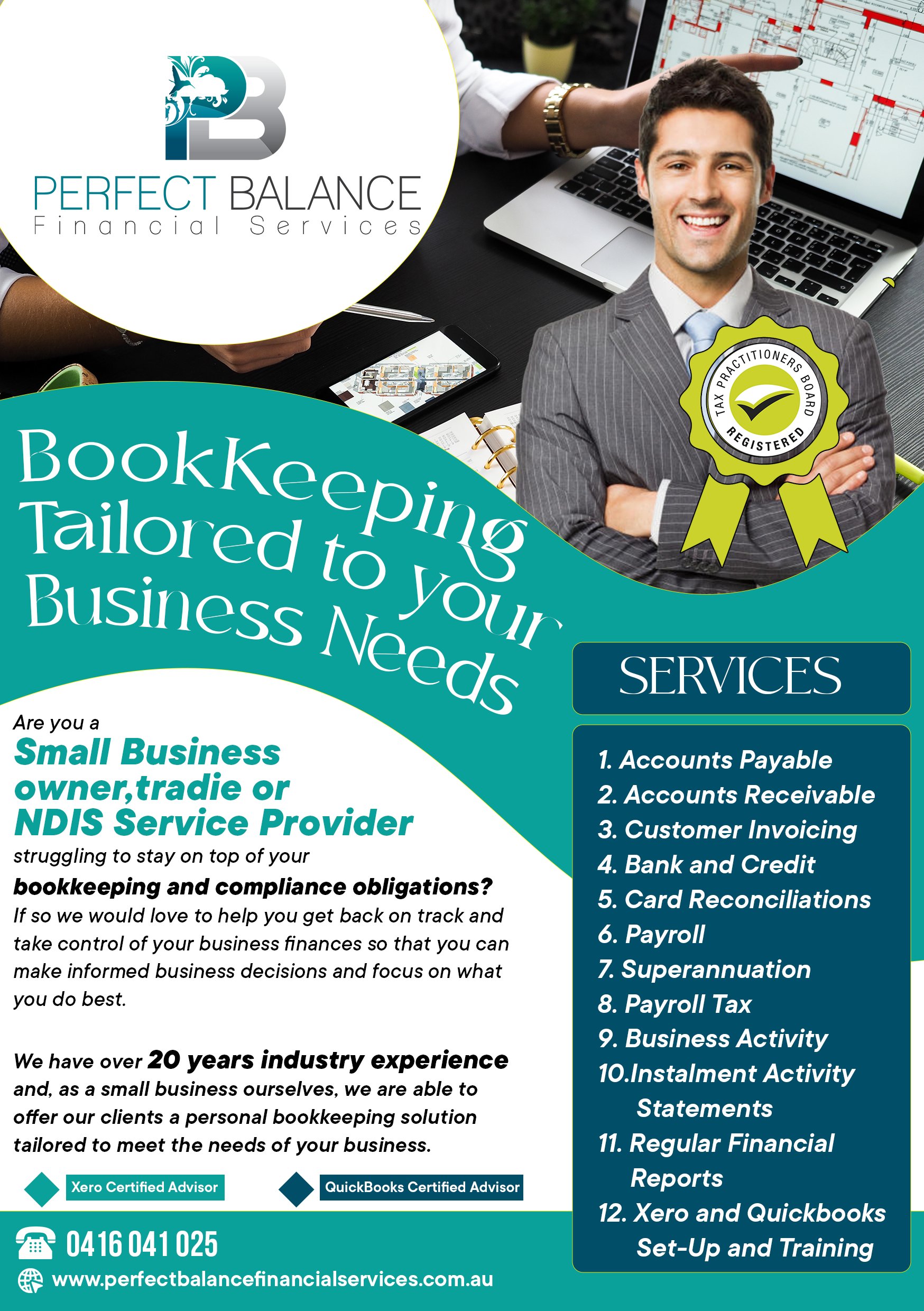 Flyer Design by amit930 for Perfect Balance Financial Services | Design #30739607