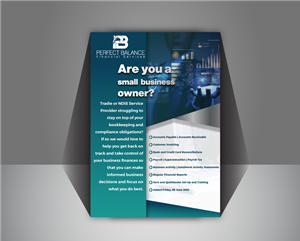 Flyer Design by CreativeNiro for Perfect Balance Financial Services | Design: #30720373