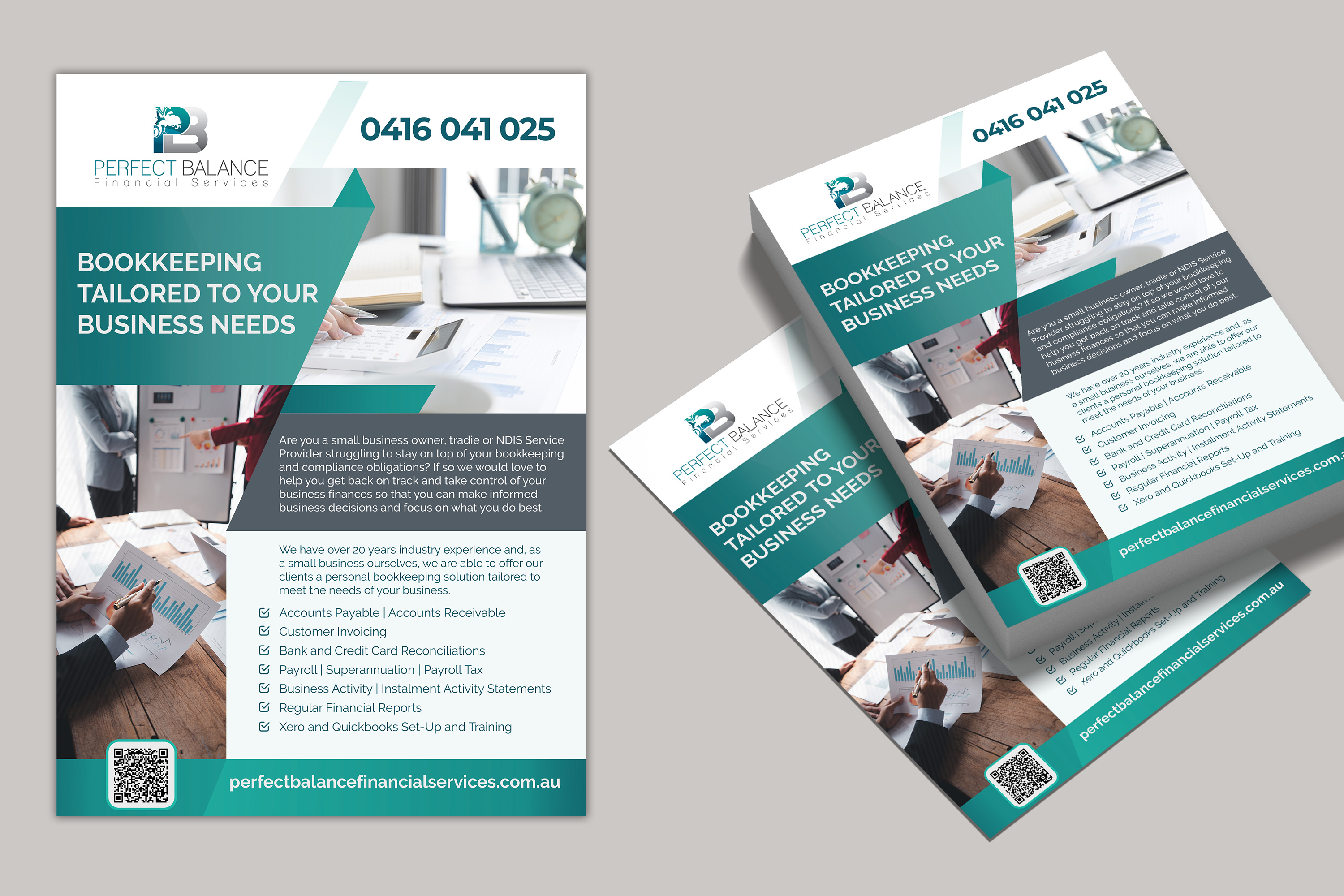 Flyer-Design von Tomi and Edó für Perfect Balance Financial Services | Design #30695513