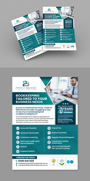 Flyer Design by debdesign for Perfect Balance Financial Services | Design: #30693883