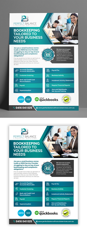 Flyer Design by debdesign for Perfect Balance Financial Services | Design: #30694298