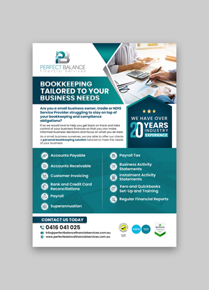 Flyer Design by debdesign for Perfect Balance Financial Services | Design: #30759273