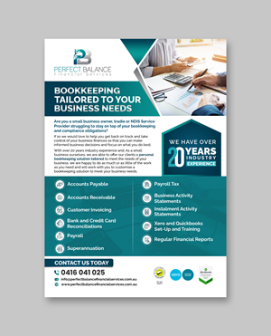 Flyer Design by debdesign for Perfect Balance Financial Services | Design: #30767756