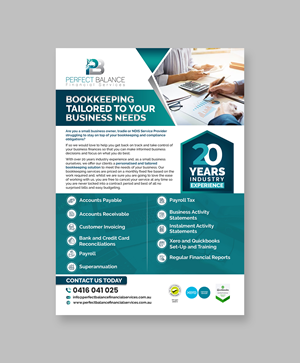 Flyer Design by debdesign for Perfect Balance Financial Services | Design: #30840707