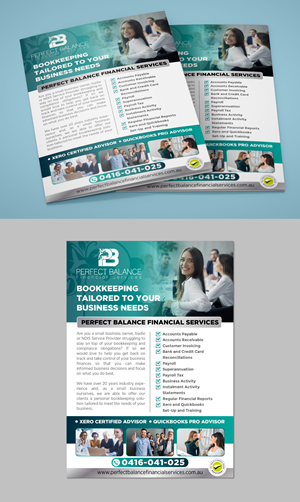 Flyer-Design von Pictorial für Perfect Balance Financial Services | Design #30694889