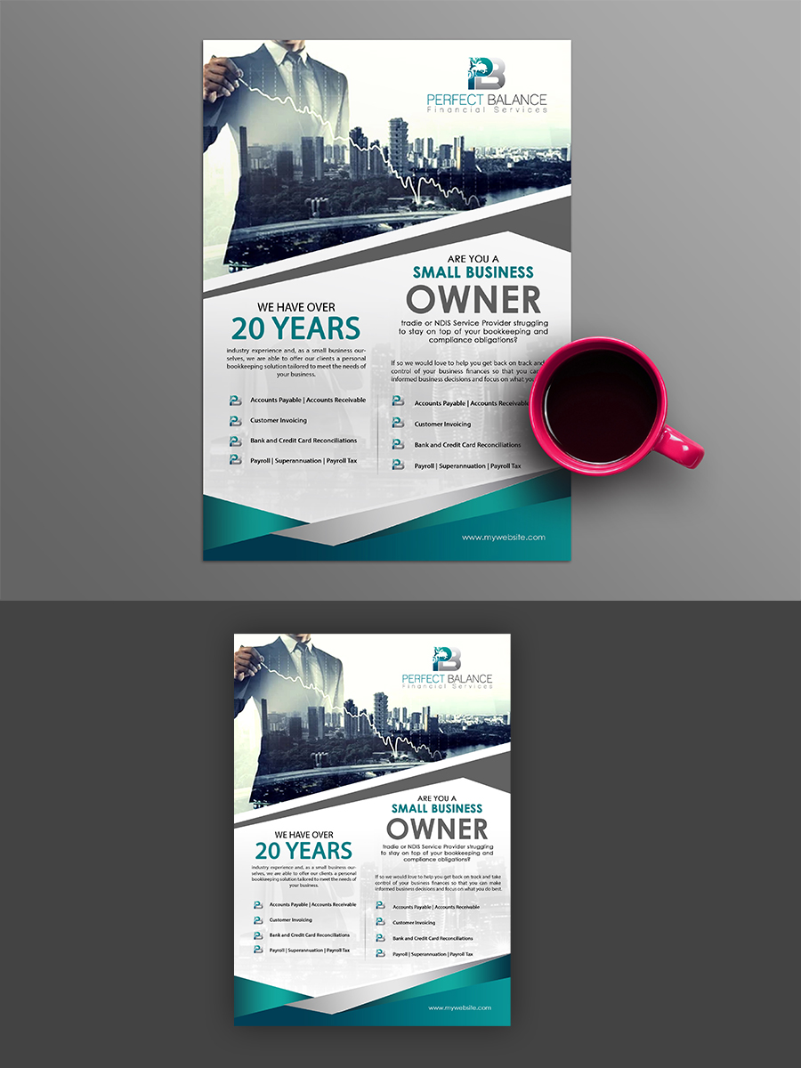 Flyer-Design von n214008 für Perfect Balance Financial Services | Design #30695427