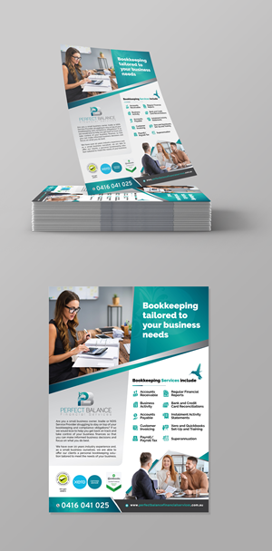Flyer Design by vcreatived for Perfect Balance Financial Services | Design: #30713753