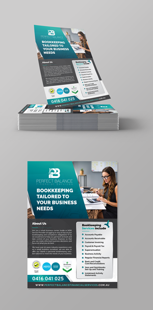 Flyer Design by vcreatived for Perfect Balance Financial Services | Design: #30713754