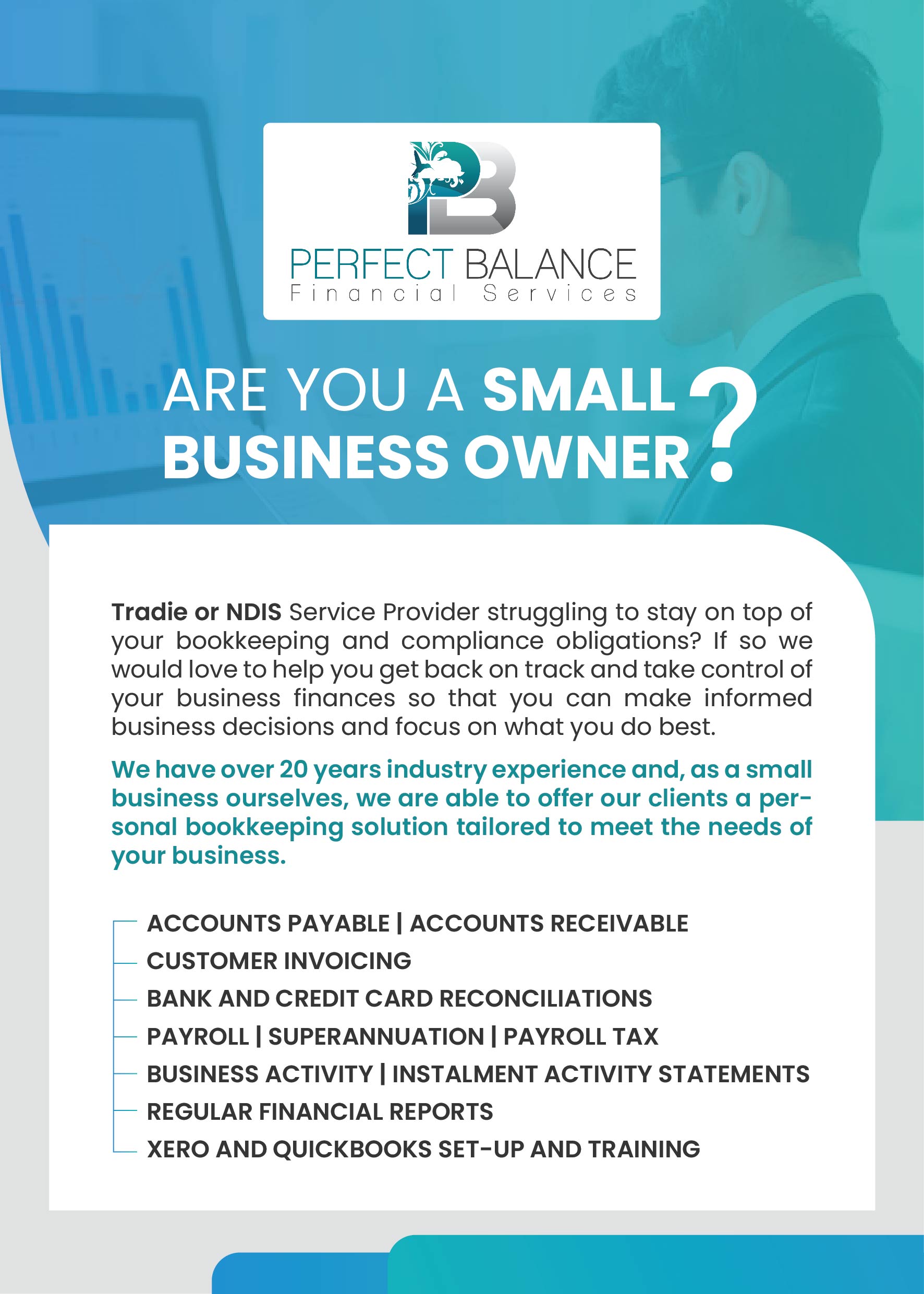 Diseño de Flyer por Creative design7903 para Perfect Balance Financial Services | Diseño #30735628