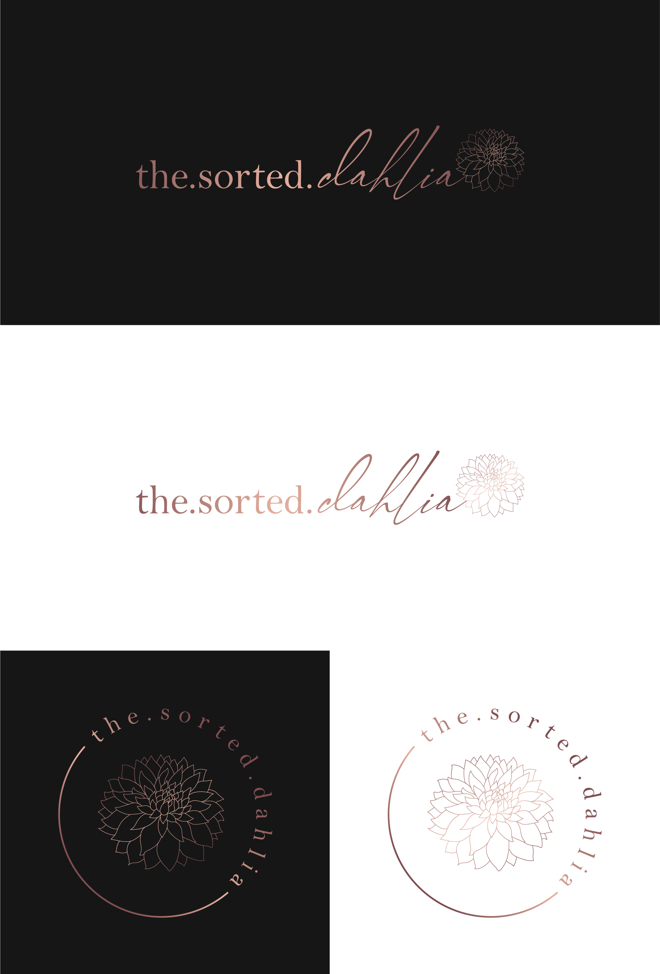 Logo Design by RKsharma for the.sorted.dahlia | Design #30710191