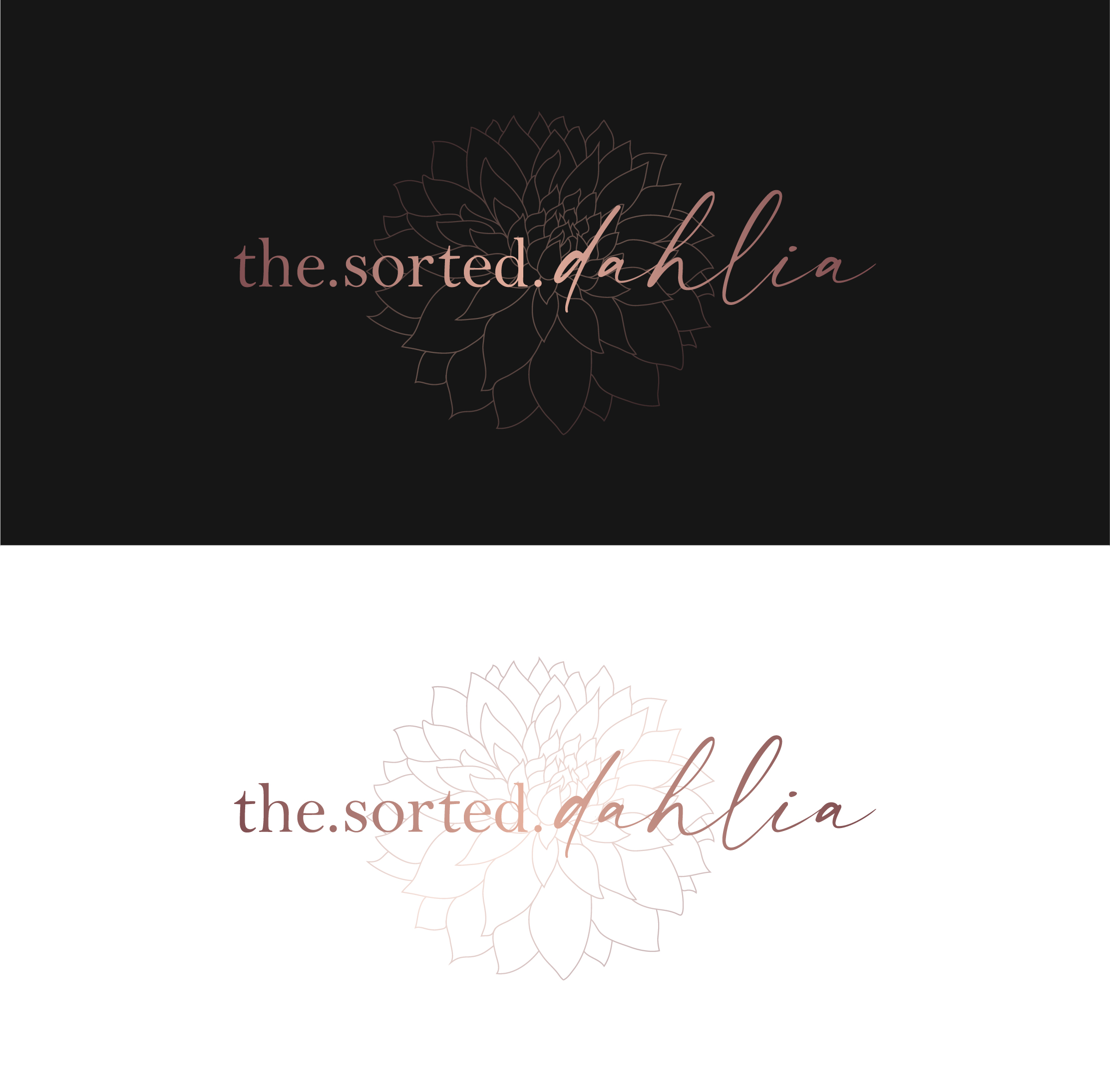 Logo Design by RKsharma for the.sorted.dahlia | Design #30710245