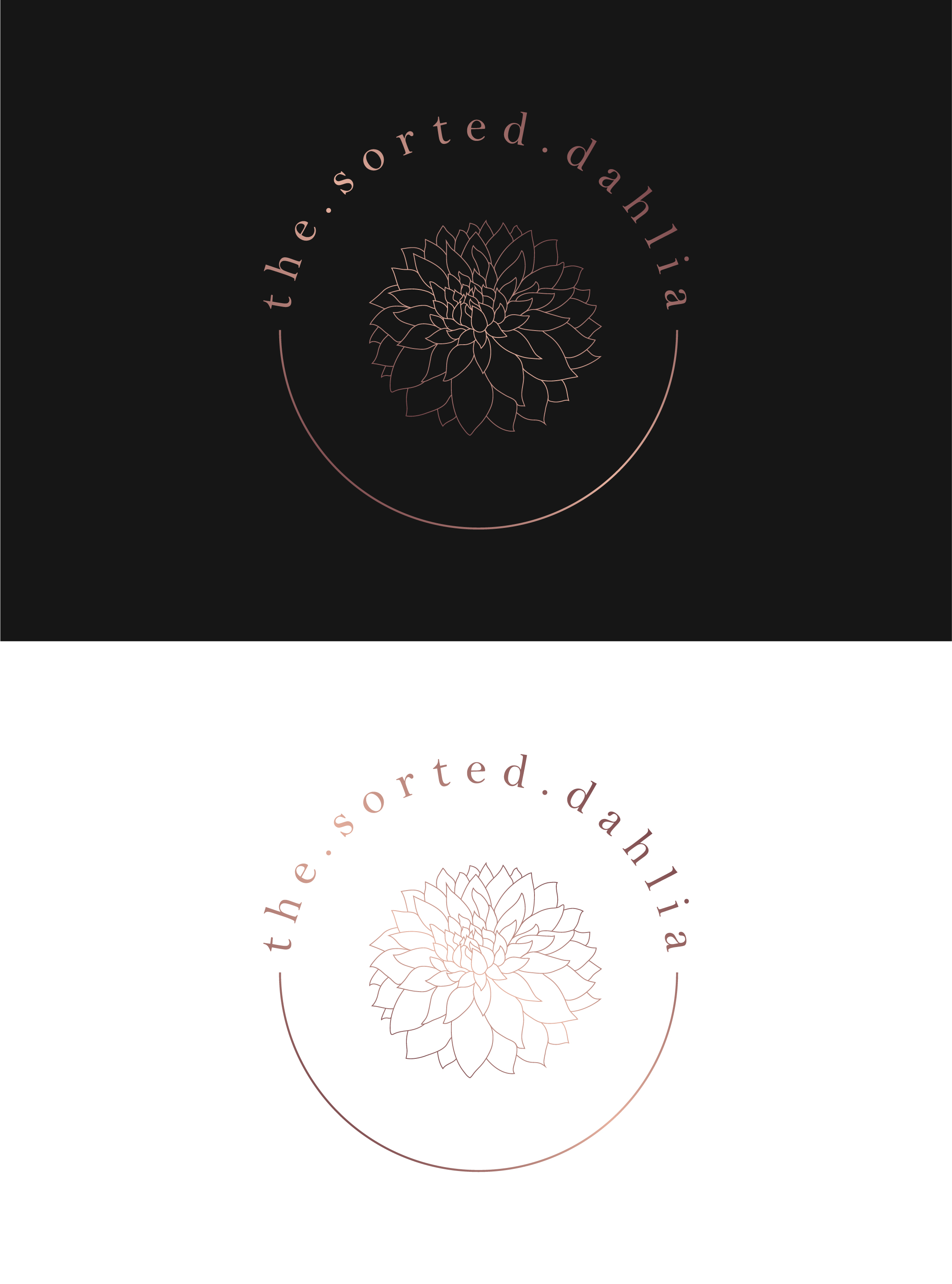 Logo Design by RKsharma for the.sorted.dahlia | Design #30710266