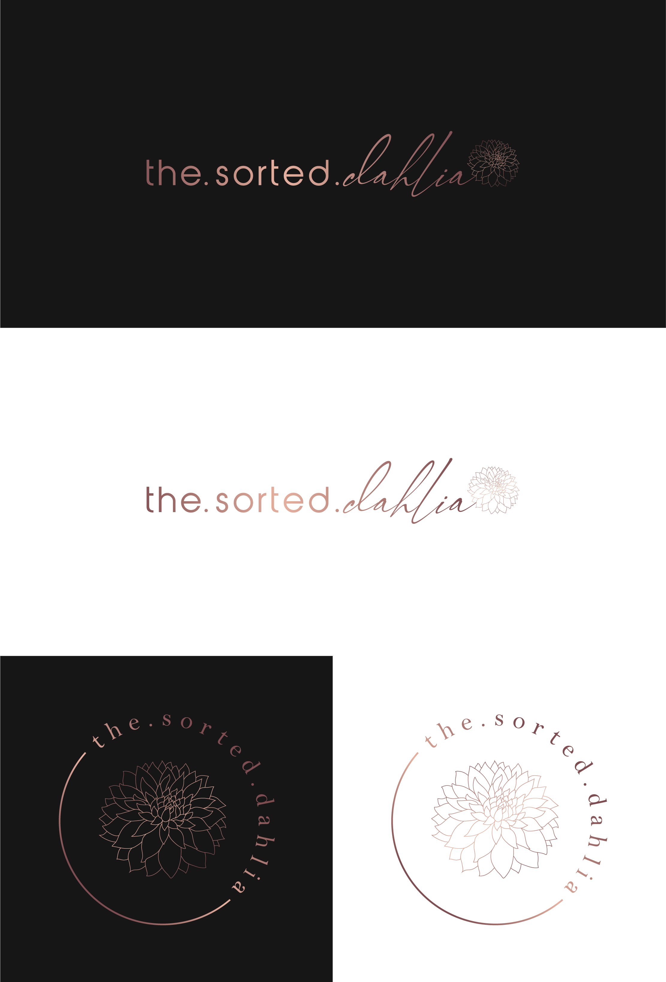 Logo Design by RKsharma for the.sorted.dahlia | Design #30717427
