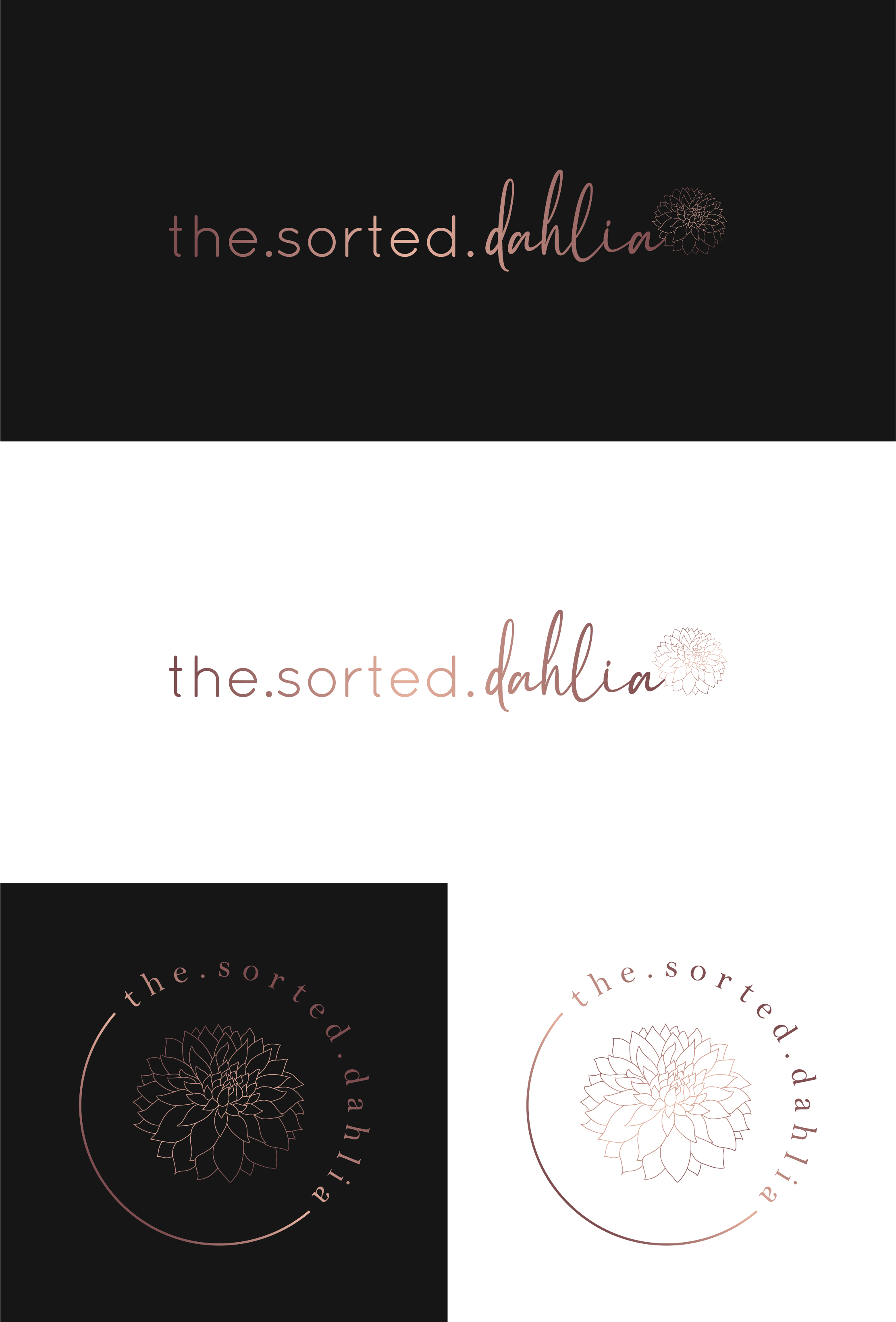 Logo Design by RKsharma for the.sorted.dahlia | Design #30717515