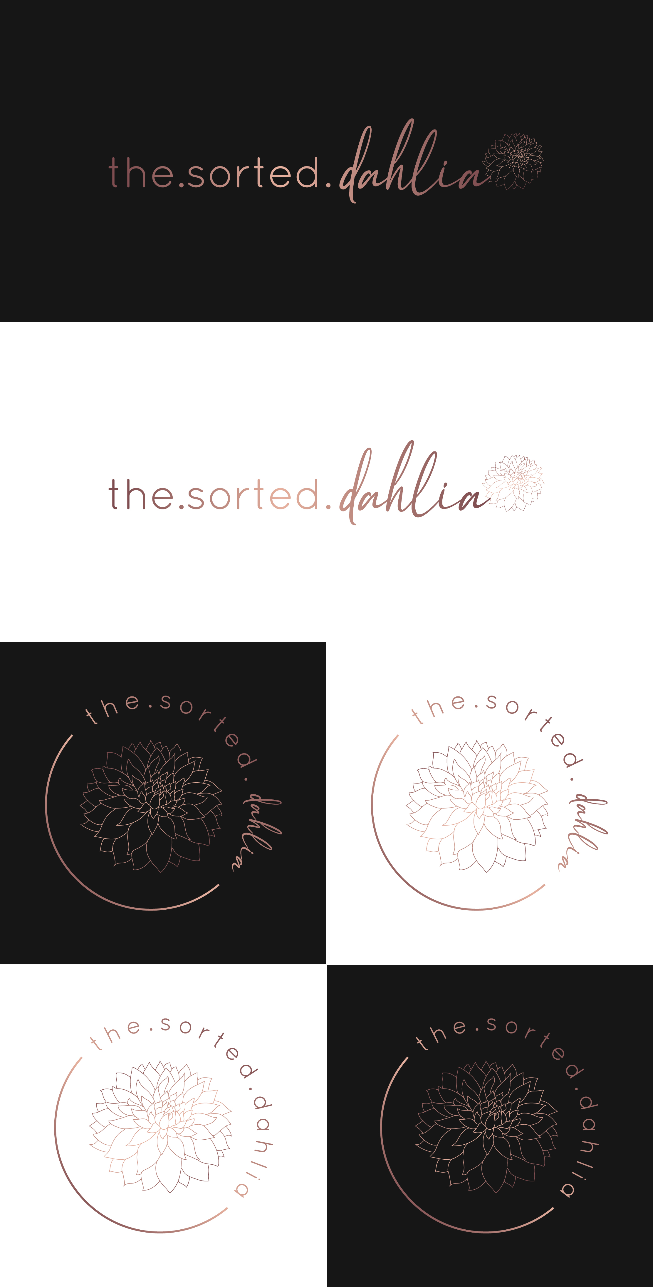 Logo Design by RKsharma for the.sorted.dahlia | Design #30725951