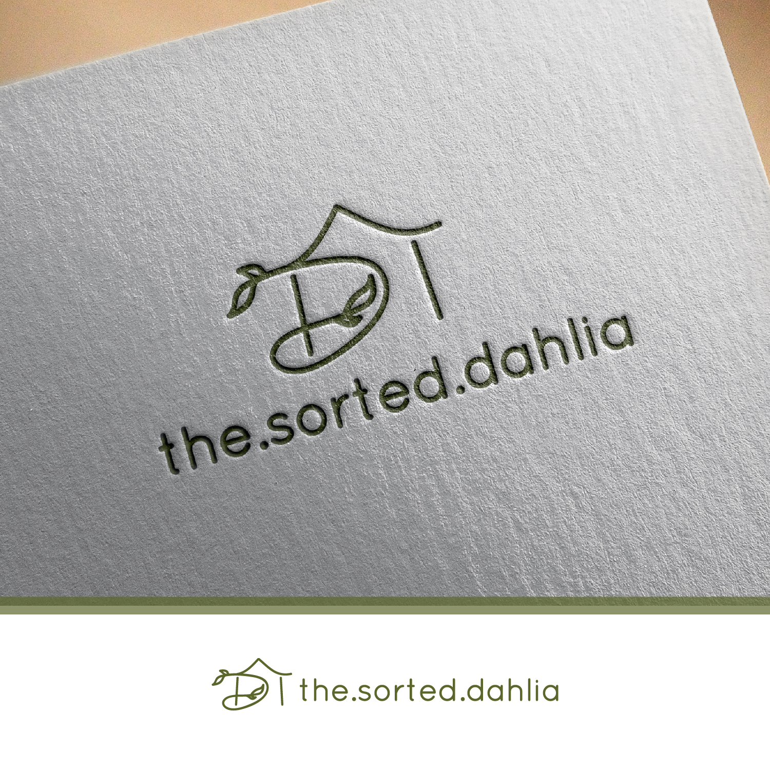 Logo Design by Chus for the.sorted.dahlia | Design #30741209