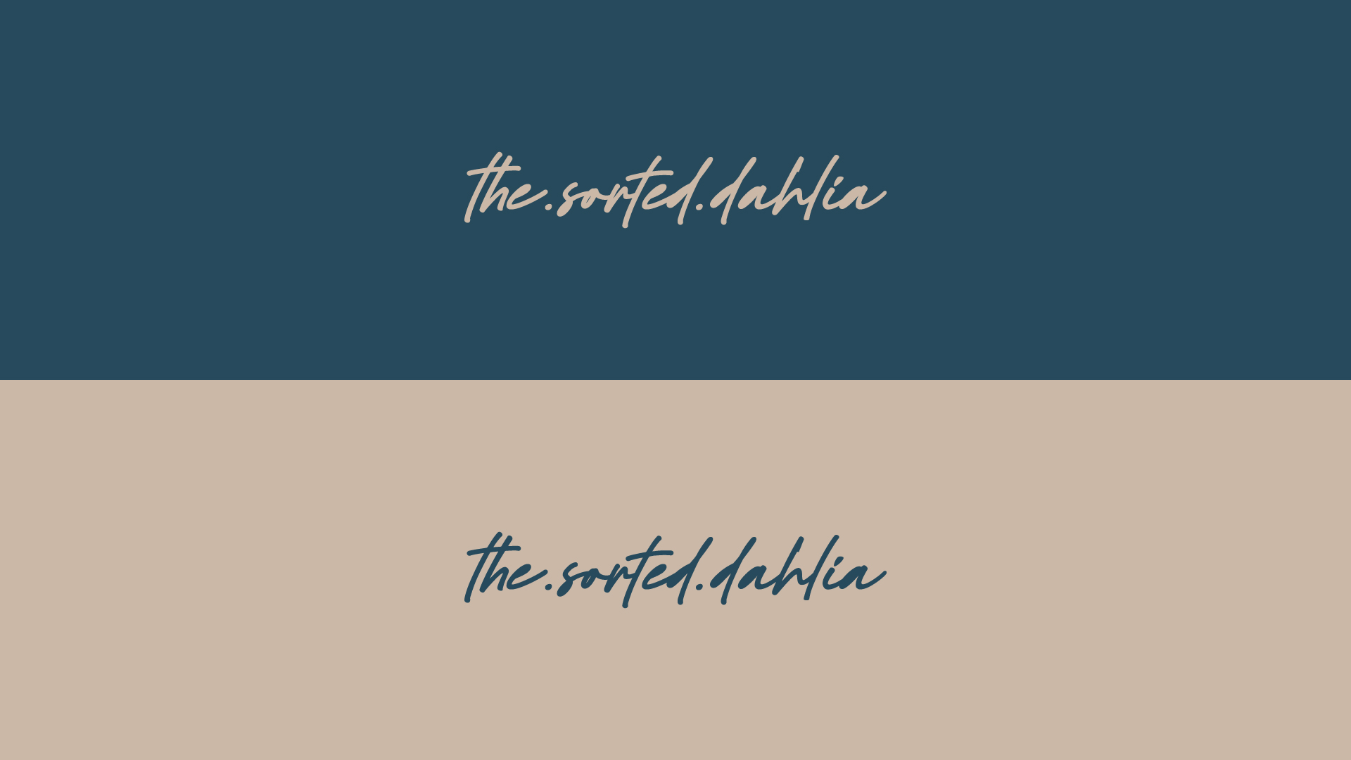 Logo Design by Shahbaz Studios for the.sorted.dahlia | Design #30773943