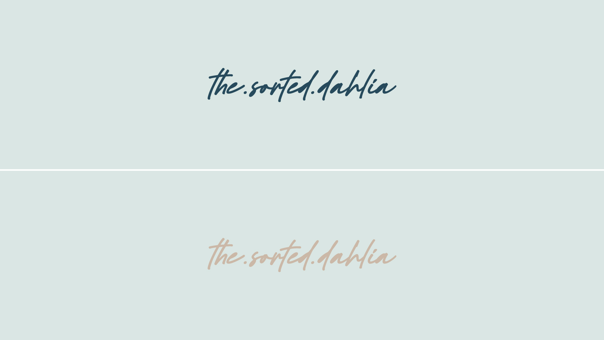 Logo Design by Shahbaz Studios for the.sorted.dahlia | Design #30773944