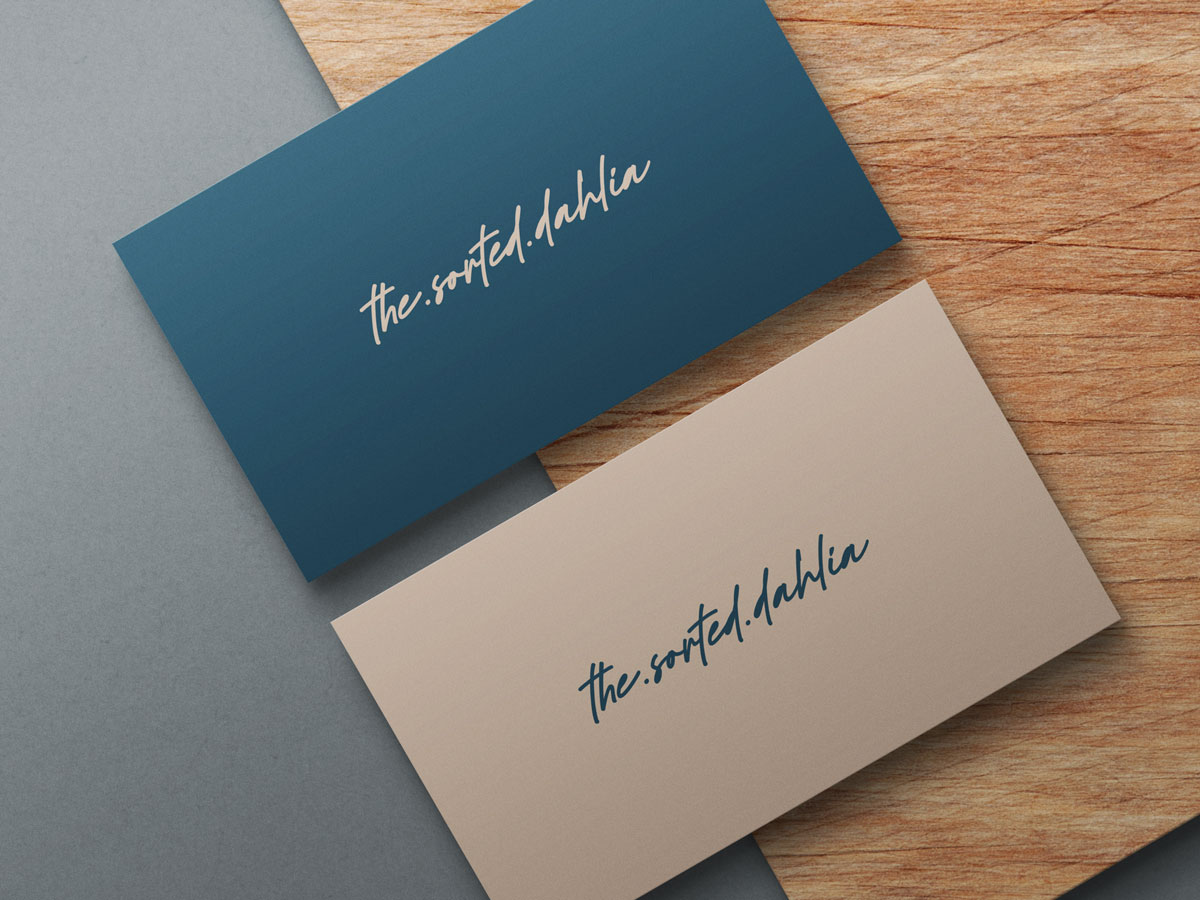 Logo Design by Shahbaz Studios for the.sorted.dahlia | Design #30775986