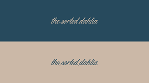 Logo Design by Shahbaz Studios for the.sorted.dahlia | Design: #30776007
