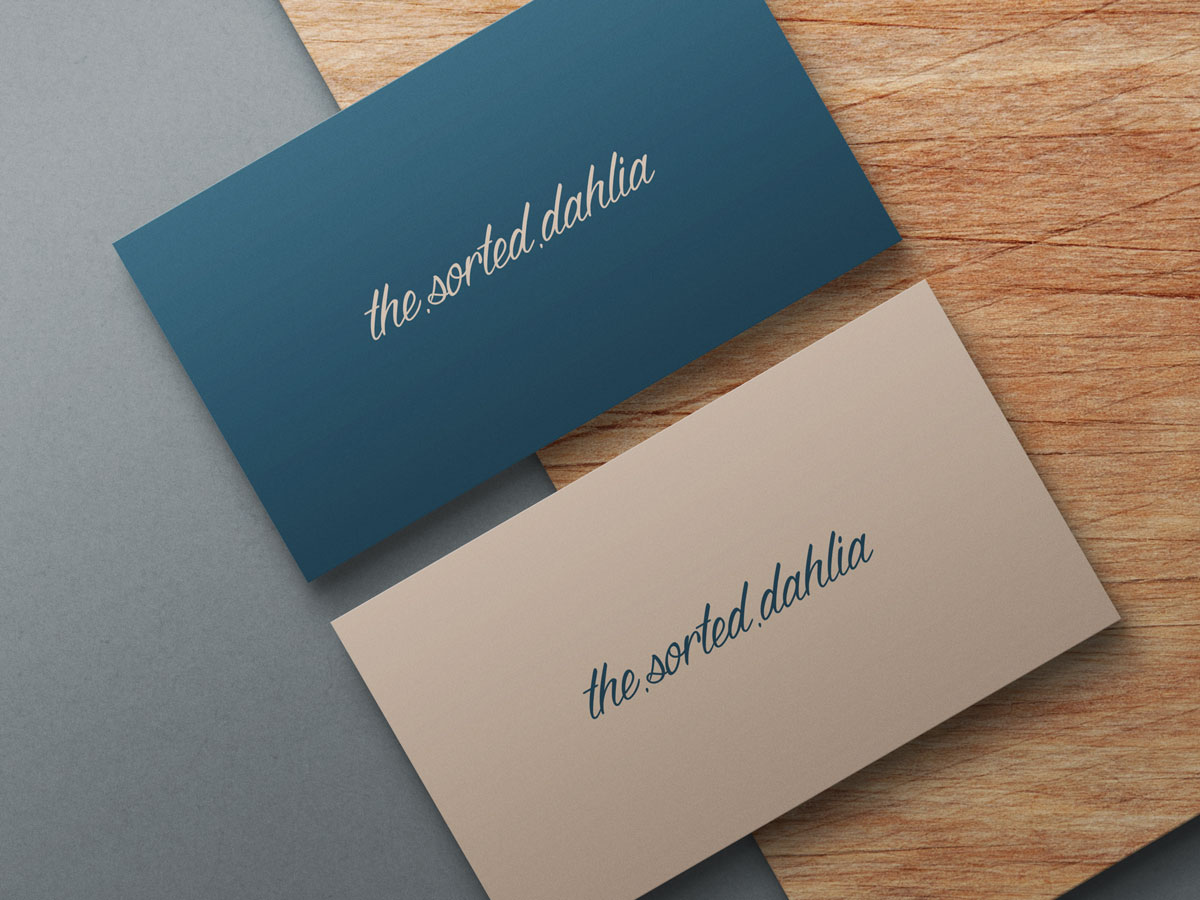 Logo Design by Shahbaz Studios for the.sorted.dahlia | Design #30776009