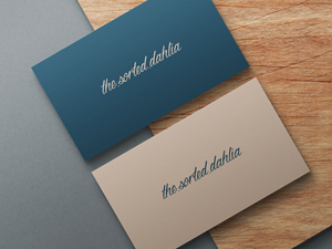 Logo Design by Shahbaz Studios for the.sorted.dahlia | Design: #30776009