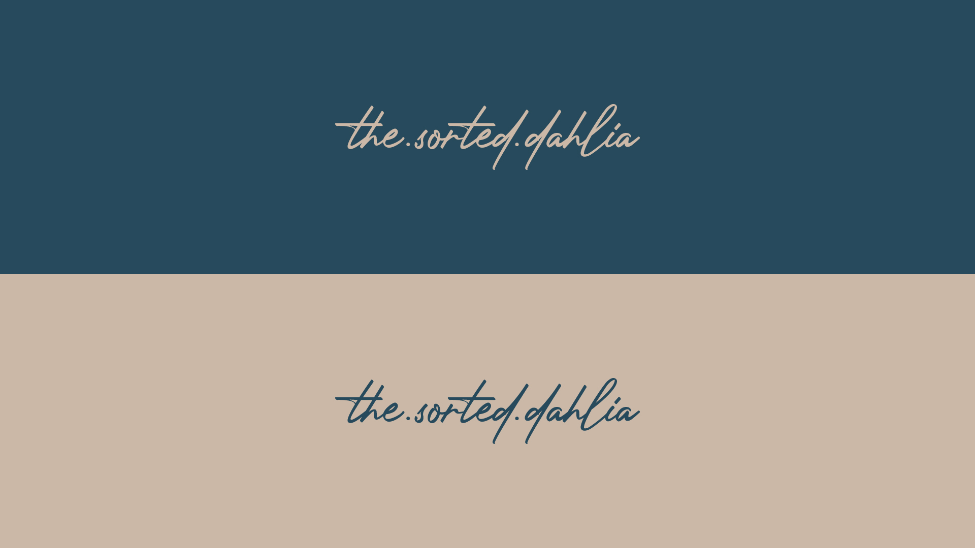 Logo Design by Shahbaz Studios for the.sorted.dahlia | Design #30776061