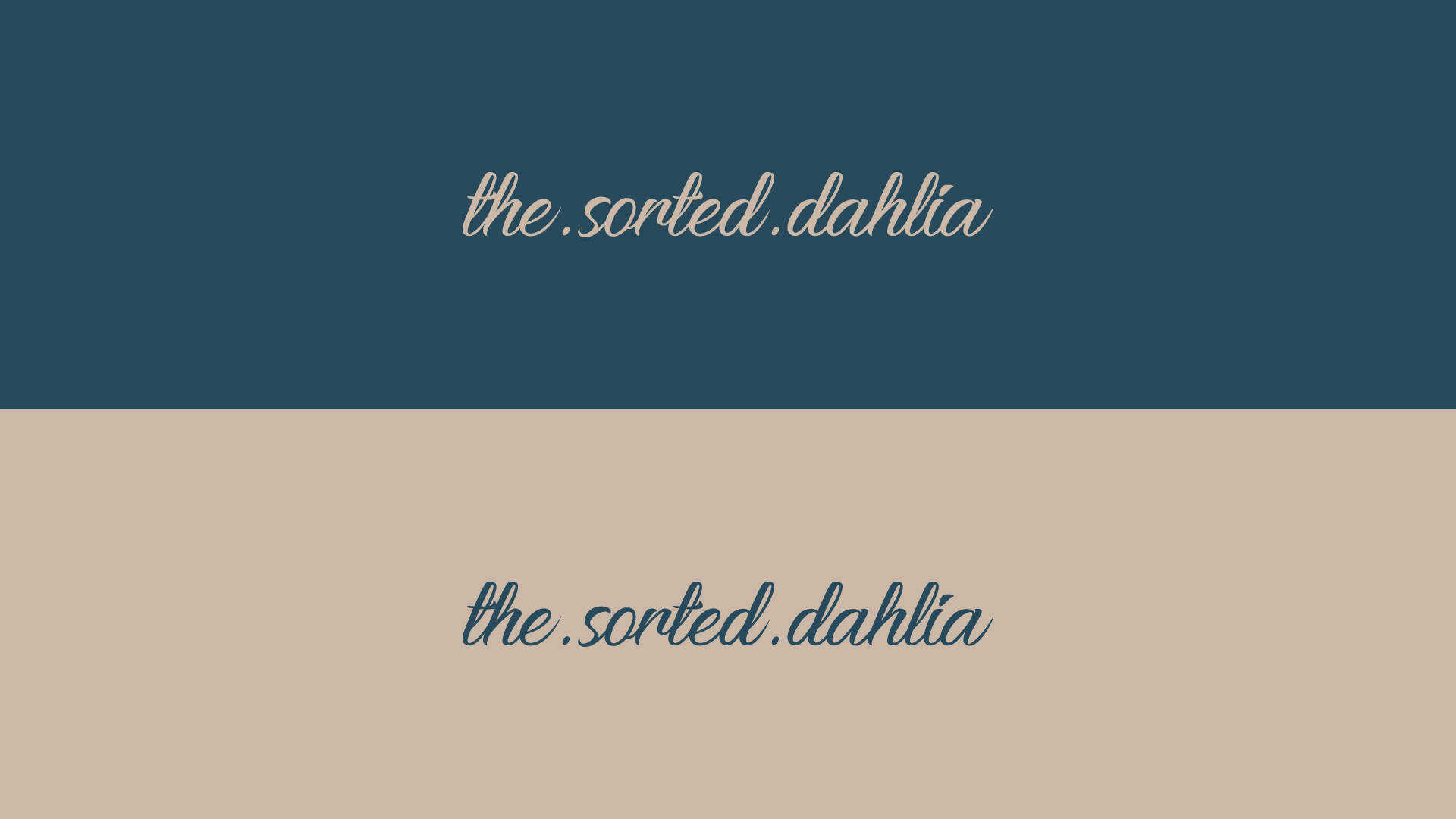 Logo Design by Shahbaz Studios for the.sorted.dahlia | Design #30776086