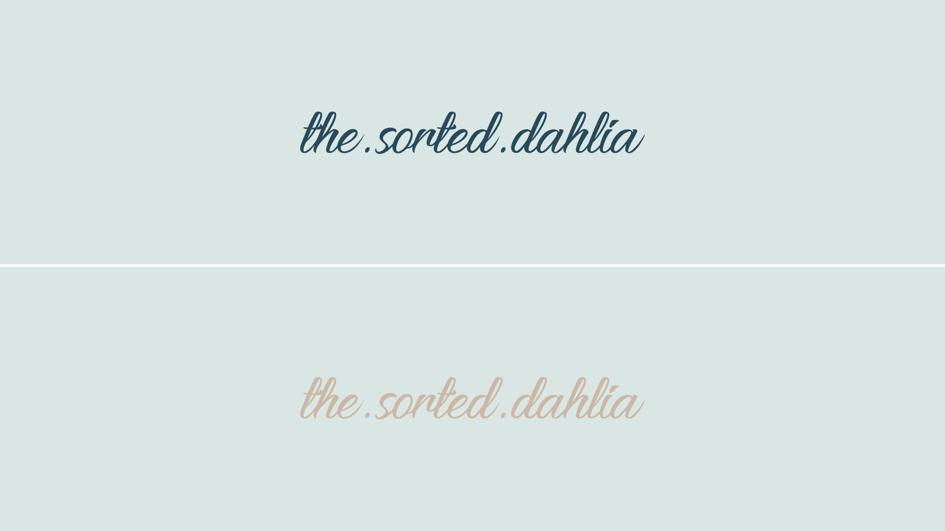 Logo Design by Shahbaz Studios for the.sorted.dahlia | Design #30776087