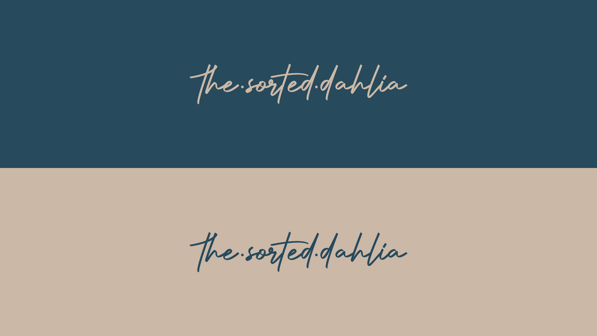 Logo Design by Shahbaz Studios for the.sorted.dahlia | Design #30776127