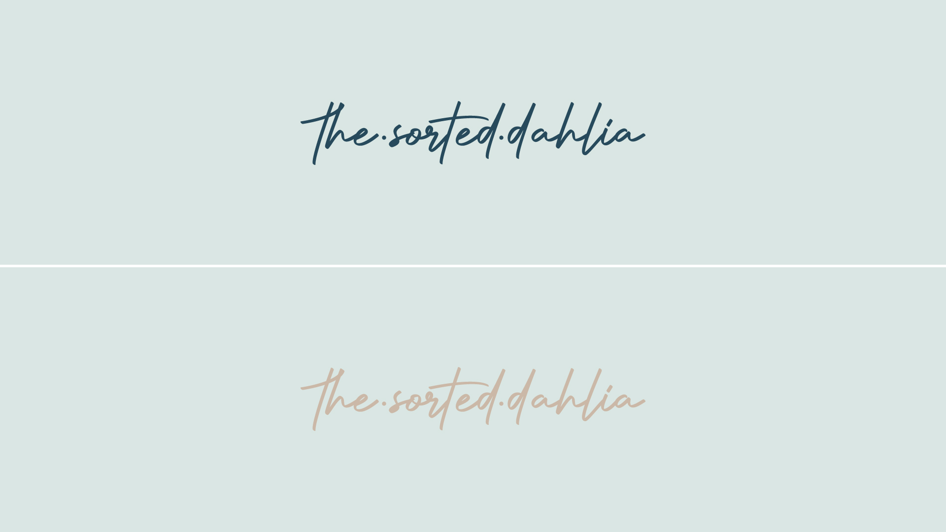 Logo Design by Shahbaz Studios for the.sorted.dahlia | Design #30776128