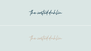 Logo Design by Shahbaz Studios for the.sorted.dahlia | Design: #30776128