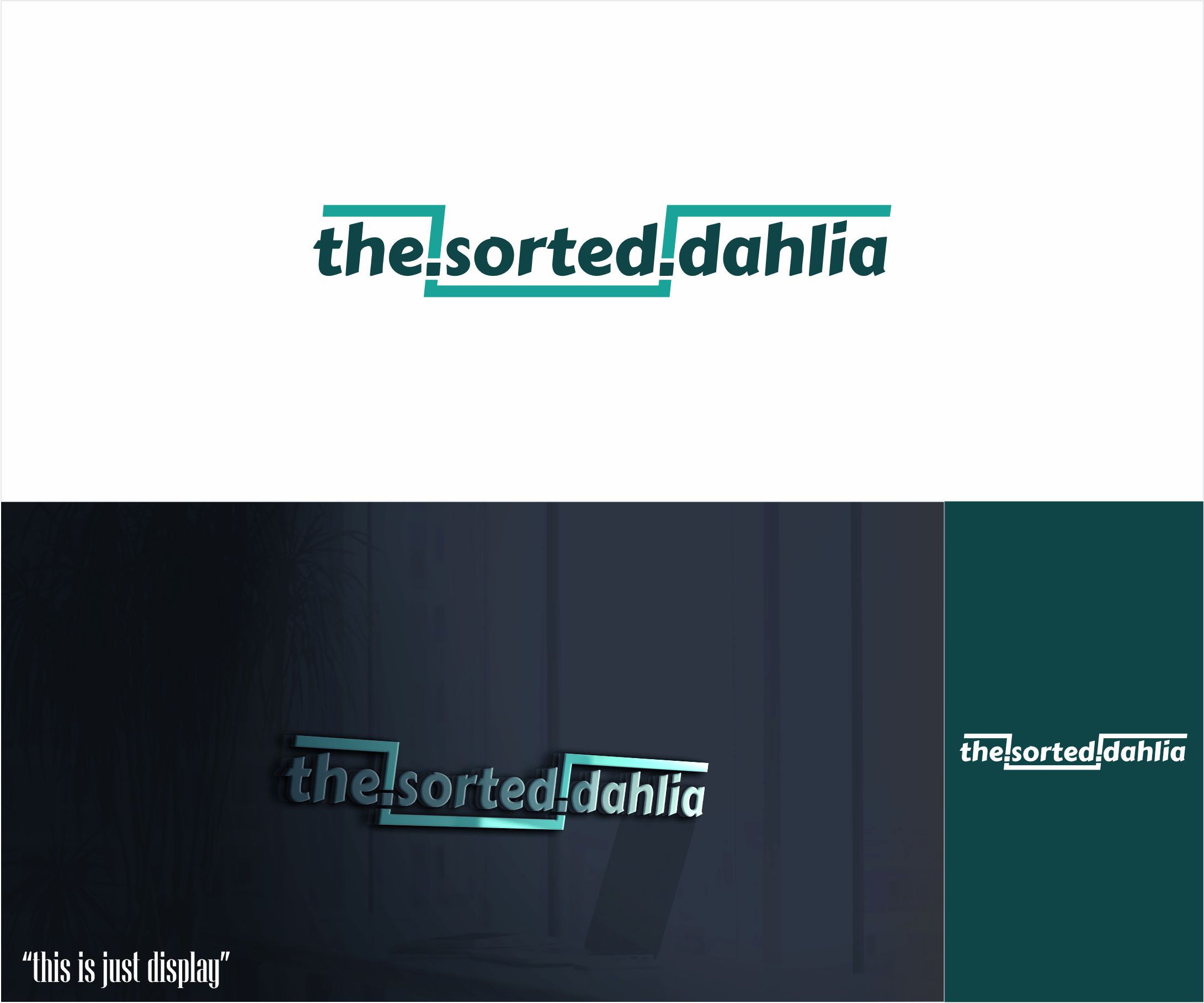 Logo Design by alkaline for the.sorted.dahlia | Design #30699137