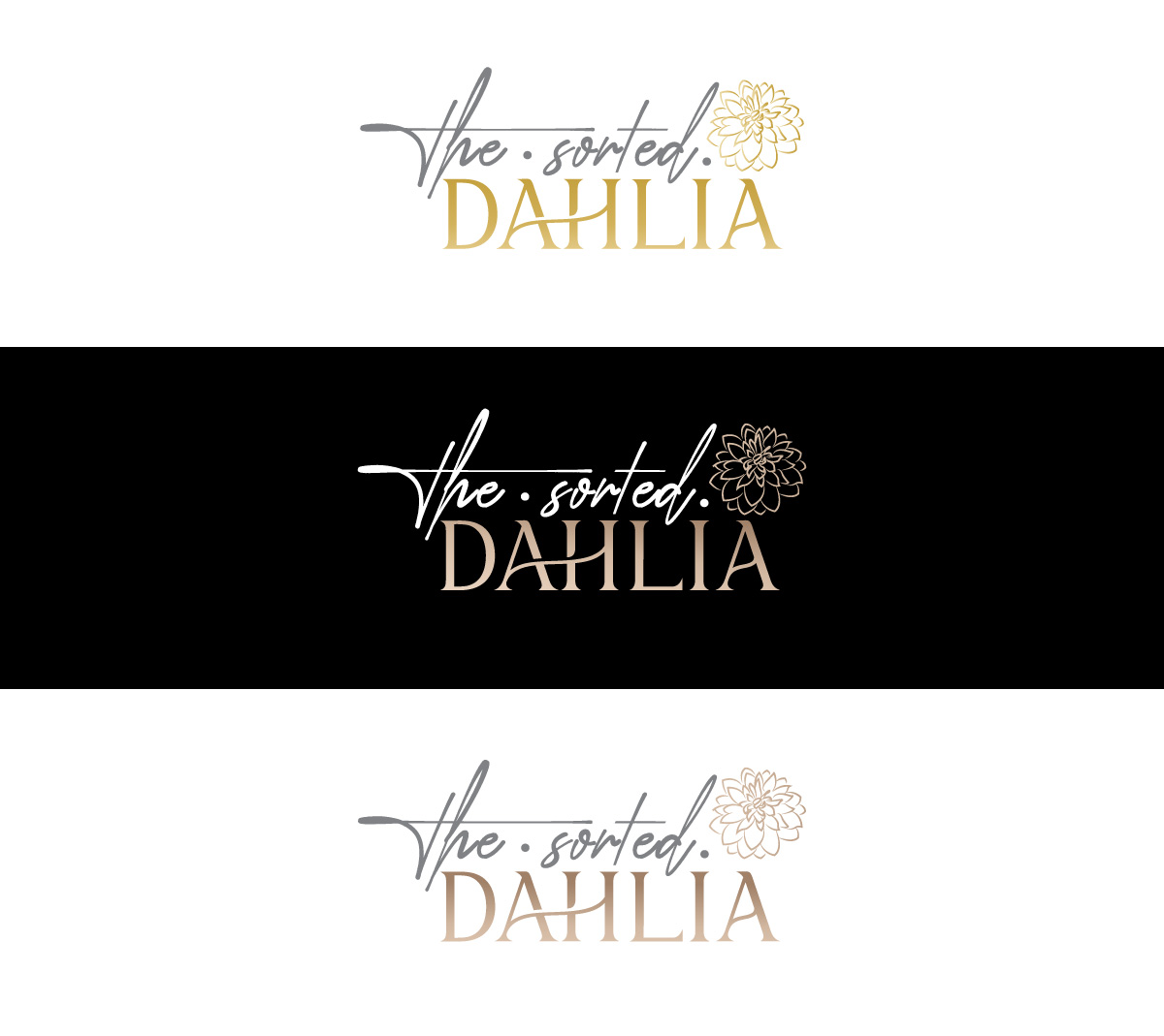 Logo Design by RaKu 2 for the.sorted.dahlia | Design #30754050