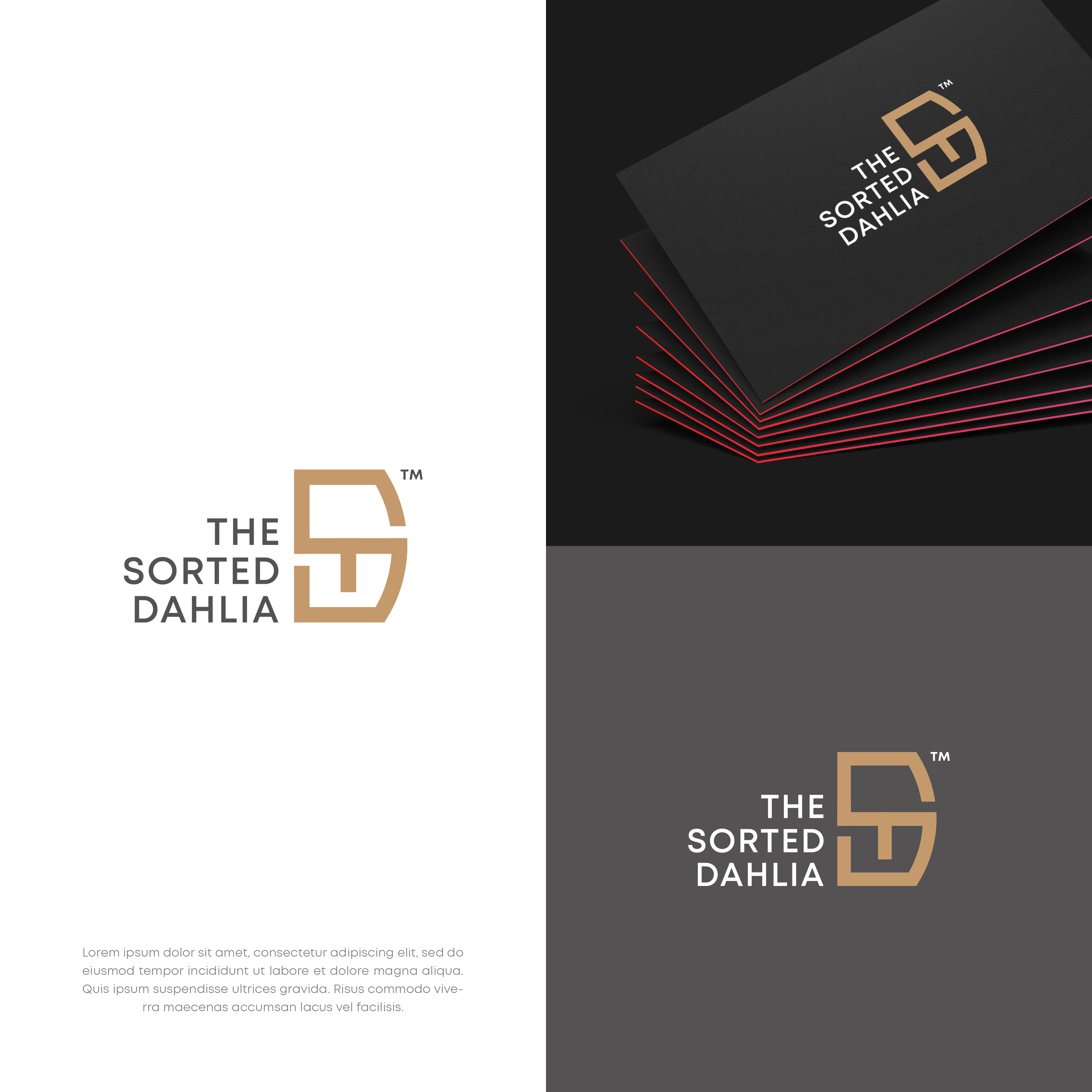 Logo Design by vramar.roy for the.sorted.dahlia | Design #30705788