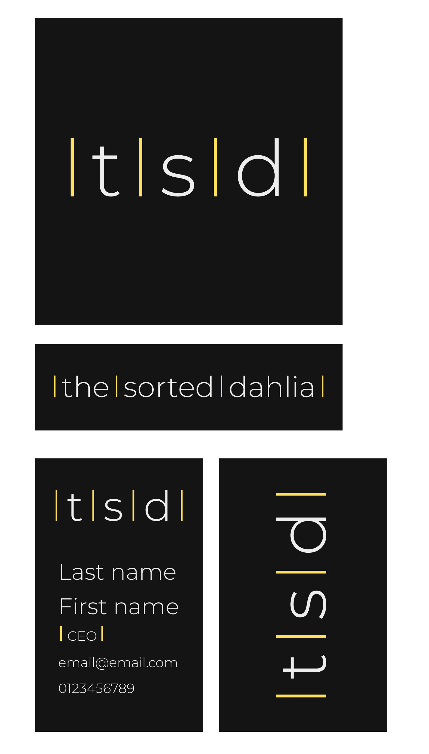 Logo Design by Adrien De Coninck for the.sorted.dahlia | Design #30698048