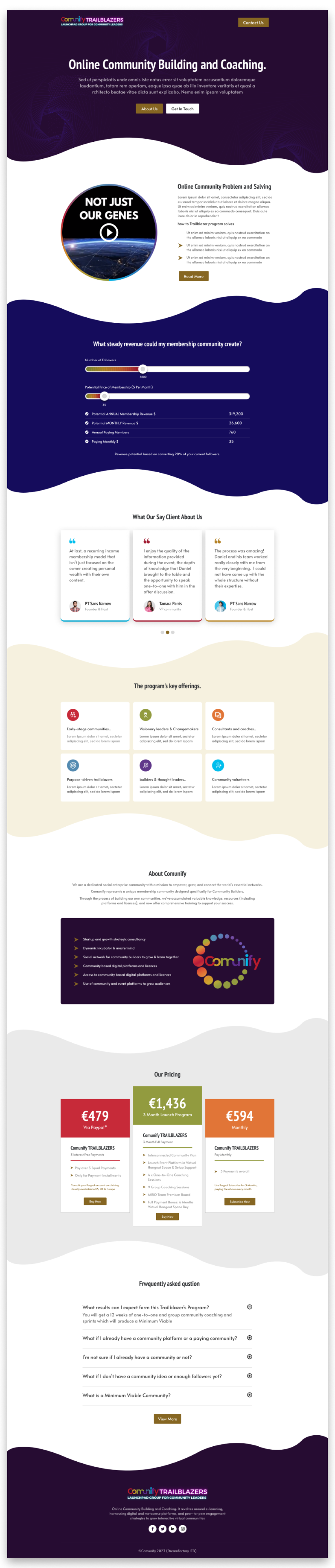 Diseño Web por ancineha para Dream Factory Ltd | Diseño #30737087