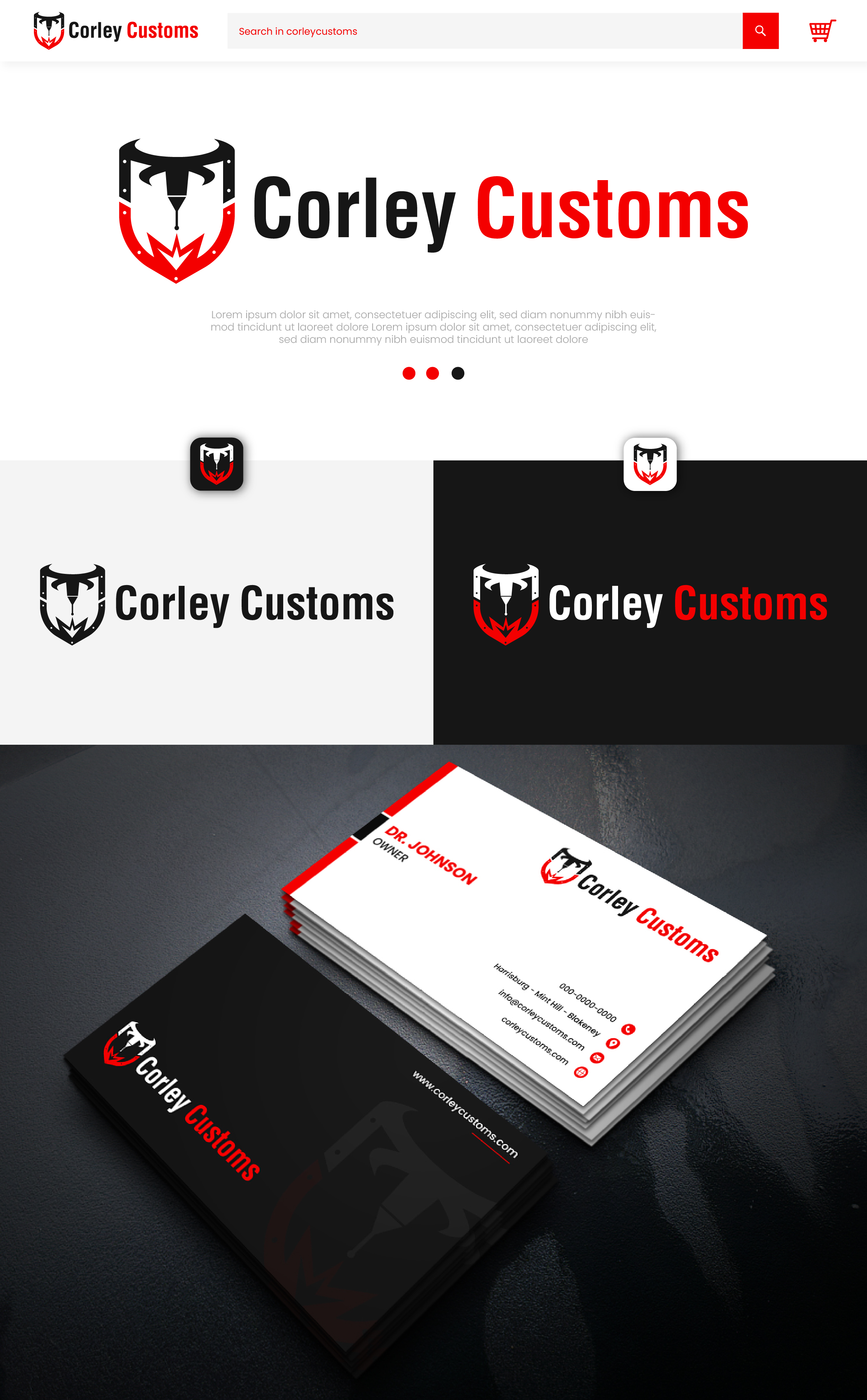 Design de Carte de Visite par Design Athics pour Corley Customs LLC | Design #30702910