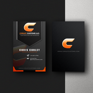 Design de Carte de Visite par AP Creatives pour Corley Customs LLC | Design : #30699204