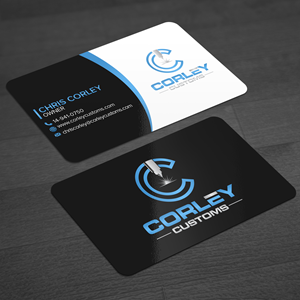 Business Card Design by WellDesign for Corley Customs LLC | Design: #30699889