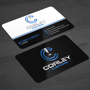 Business Card Design by WellDesign for Corley Customs LLC | Design: #30704812