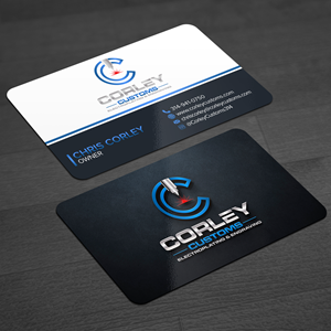 Business Card Design by WellDesign for Corley Customs LLC | Design: #30717782