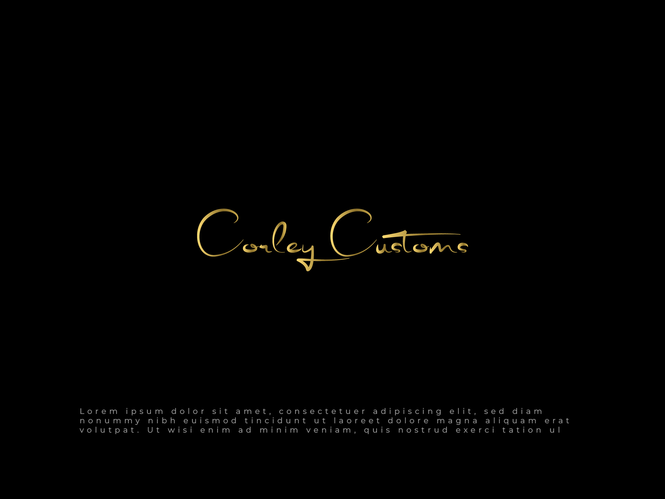 Design de Carte de Visite par Graphic Mama pour Corley Customs LLC | Design #30701022