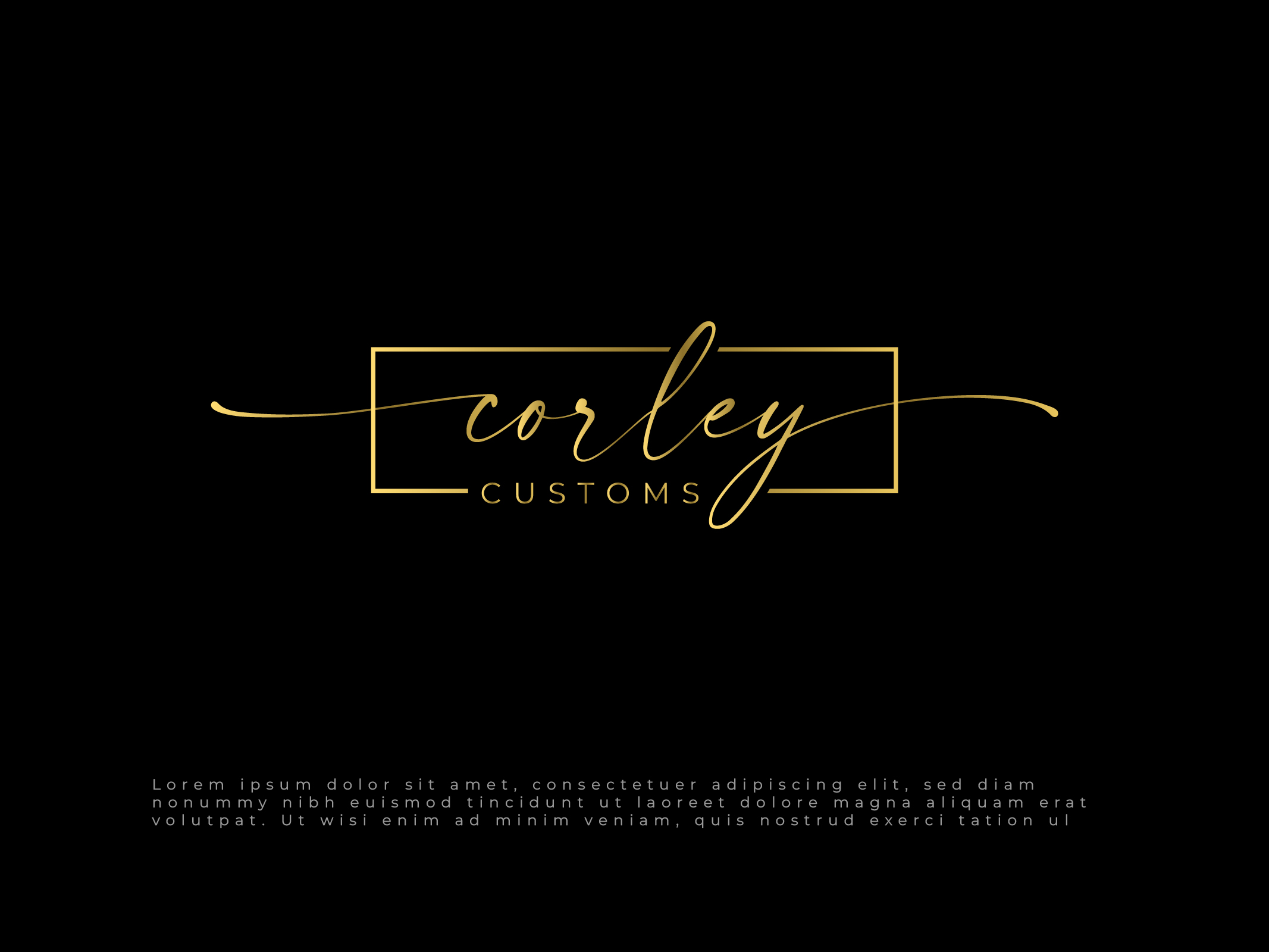 Design de Carte de Visite par Graphic Mama pour Corley Customs LLC | Design #30701049