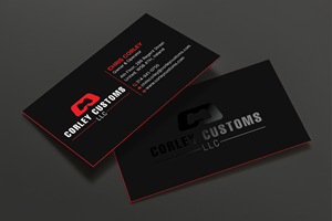 Business Card Design by DesignShout for Corley Customs LLC | Design: #30703714