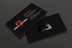 Business Card Design by DesignShout for Corley Customs LLC | Design: #30703715