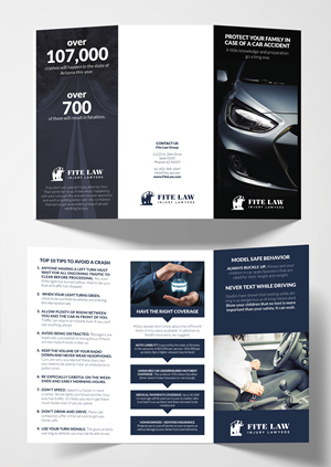 Diseño de Brochure por MarkoE para Fite Law Group | Diseño #30707582
