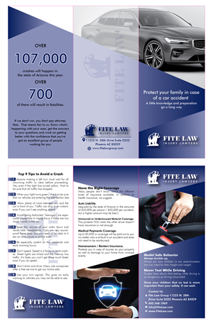 Diseño de Brochure por Sohail Affindi para Fite Law Group | Diseño #30745786